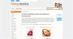 Desktop Screenshot of childrens-bedding.co.uk