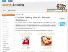 Tablet Screenshot of childrens-bedding.co.uk